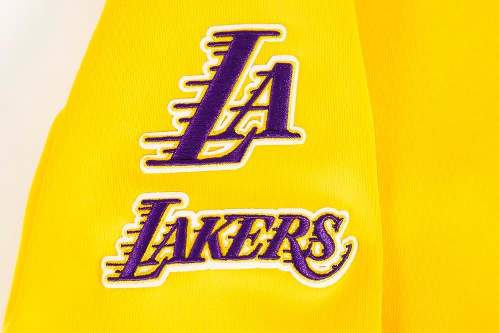 imagePro Standard Big Boys NBA Classic Chenille Tricot Track JacketYellowPurple