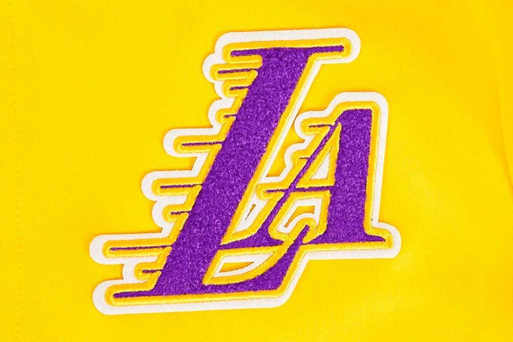 imagePro Standard Big Boys NBA Classic Chenille Tricot Track JacketYellowPurple