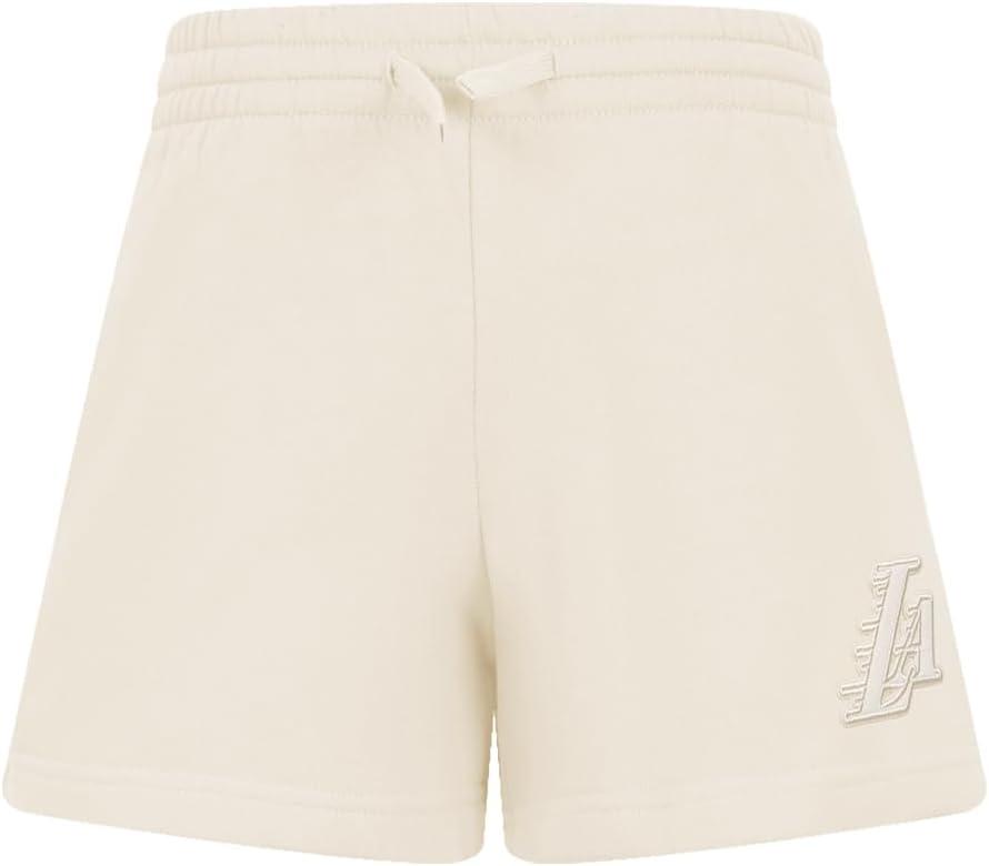 imagePro Standard Big Girls NBA Neutral Fleece Fleece ShortEggshell