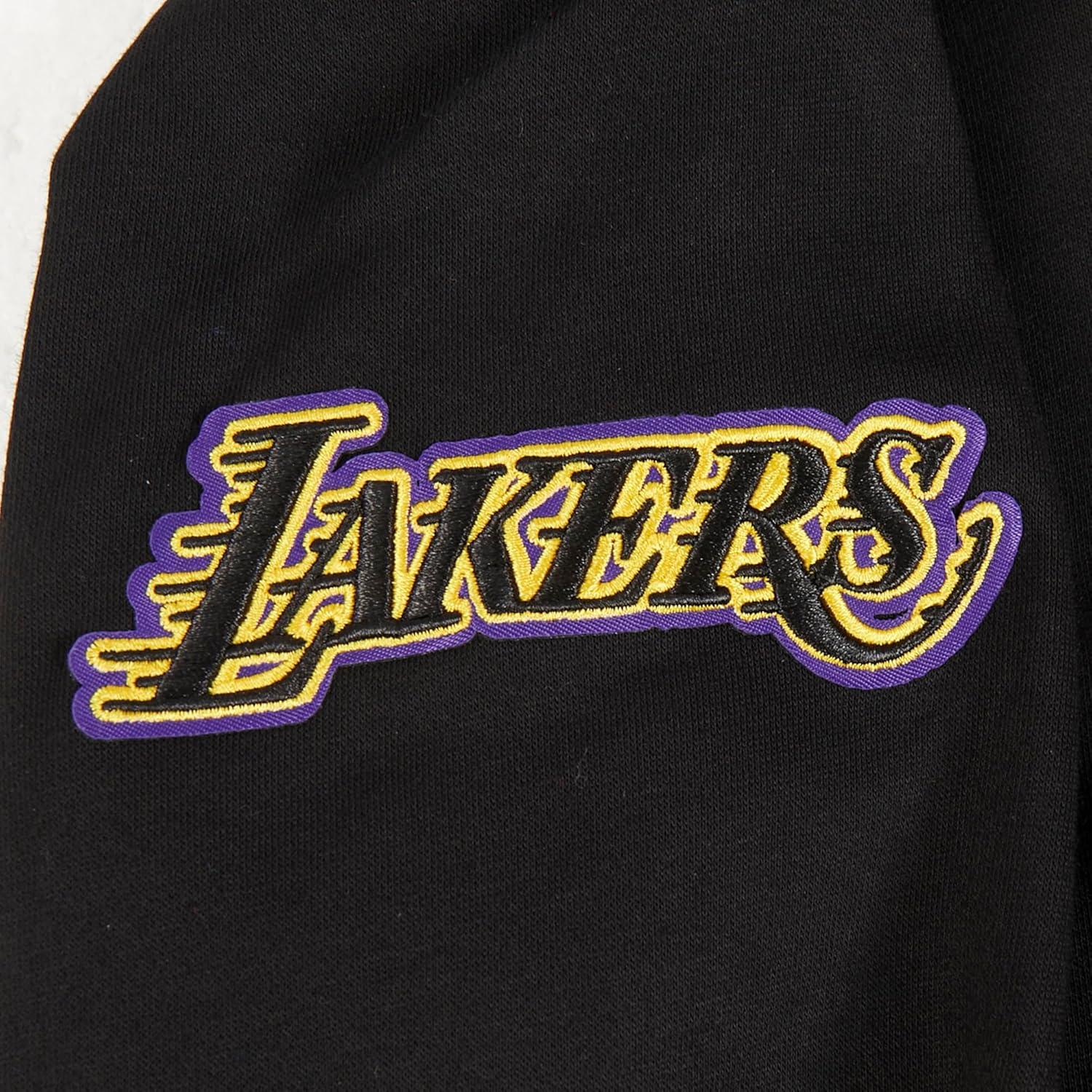 imagePro Standard Big Girls NBA Retro Classics Fleece Pull Over HoodieBlackPurple
