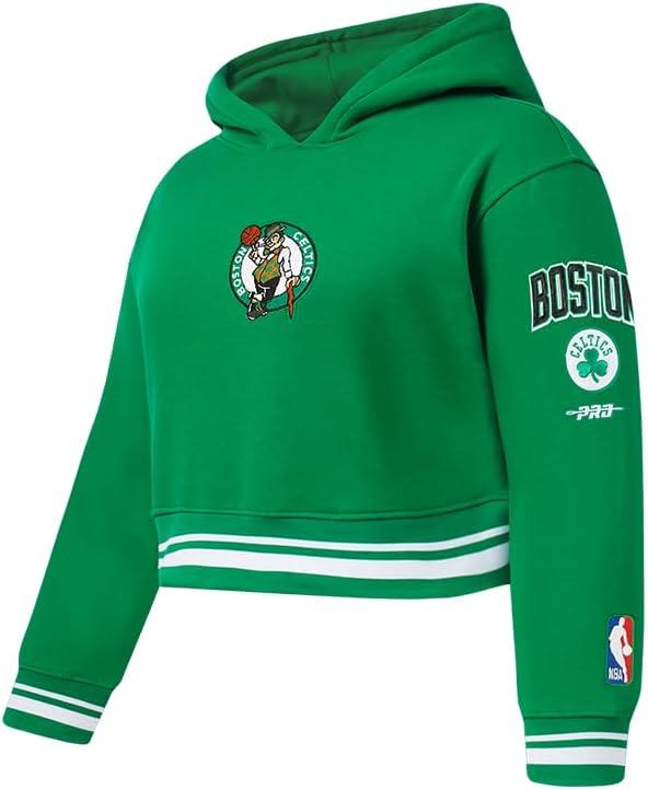 imagePro Standard Big Girls NBA Retro Classics Fleece Pull Over HoodieKelly Green