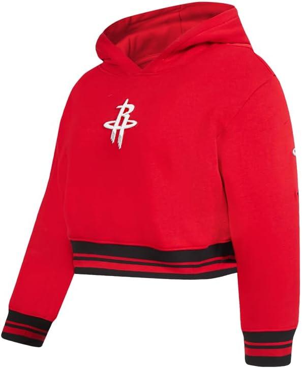 imagePro Standard Big Girls NBA Retro Classics Fleece Pull Over HoodieRedBlack