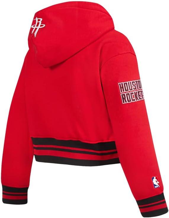 imagePro Standard Big Girls NBA Retro Classics Fleece Pull Over HoodieRedBlack