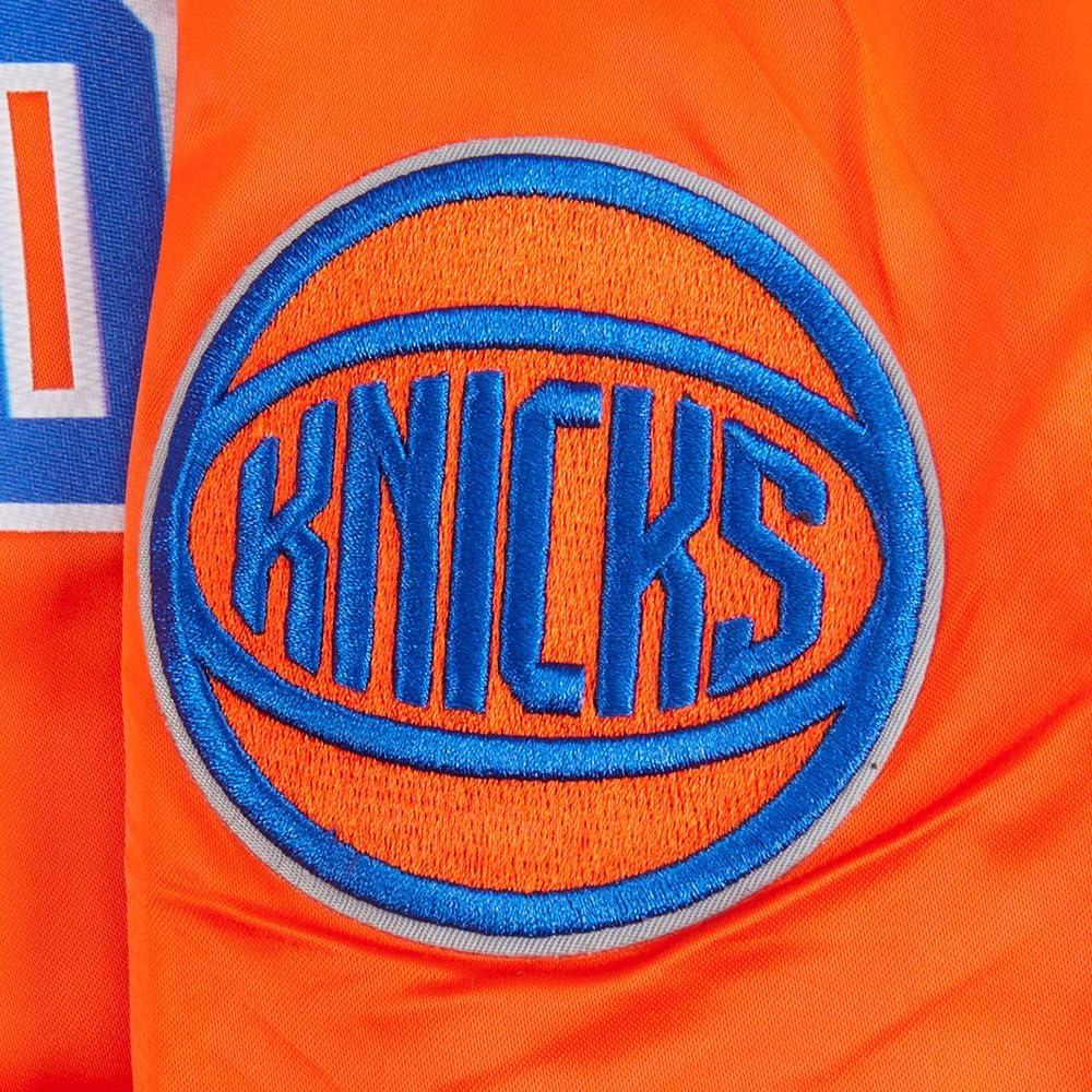 imagePro Standard Big Kids NBA Classic Chenille Satin JacketOrange