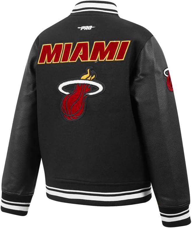 imagePro Standard Big Kids NBA Retro Classics Varsity JacketBlack