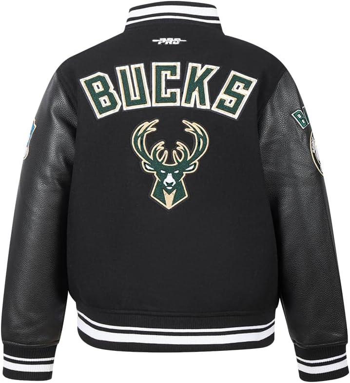 imagePro Standard Big Kids NBA Retro Classics Varsity JacketBlack