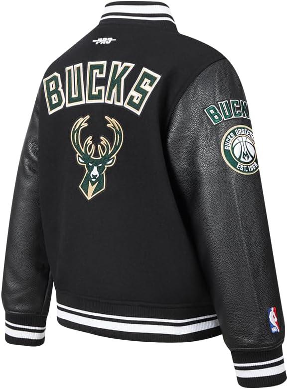 imagePro Standard Big Kids NBA Retro Classics Varsity JacketBlack