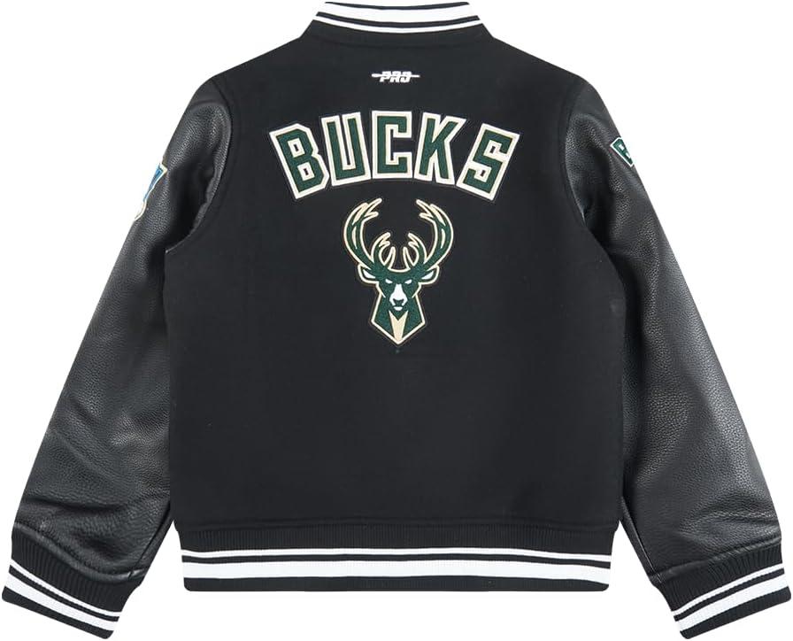 imagePro Standard Big Kids NBA Retro Classics Varsity JacketBlack