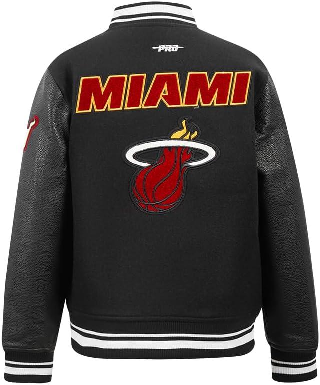 imagePro Standard Big Kids NBA Retro Classics Varsity JacketBlack