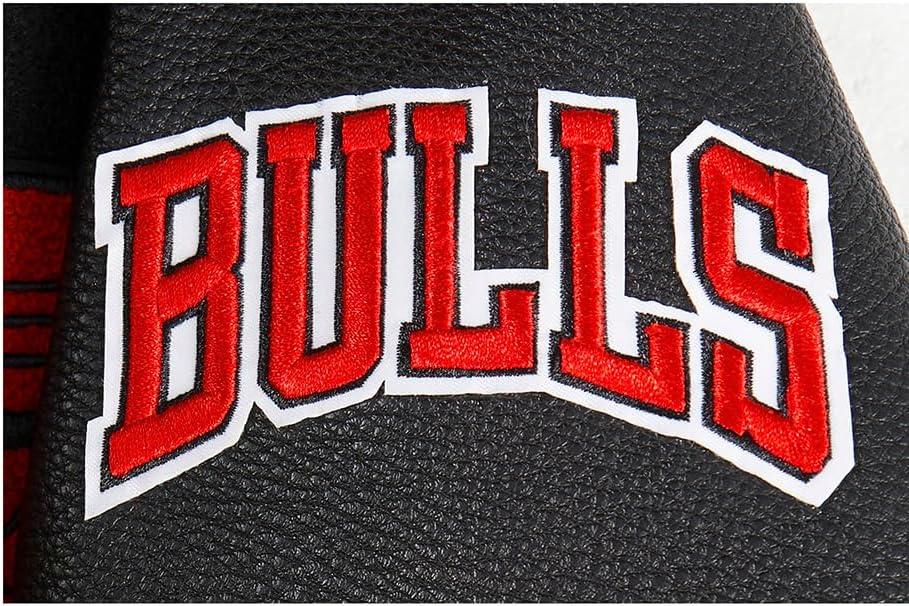 imagePro Standard Big Kids NBA Retro Classics Varsity JacketBlackRedBlack