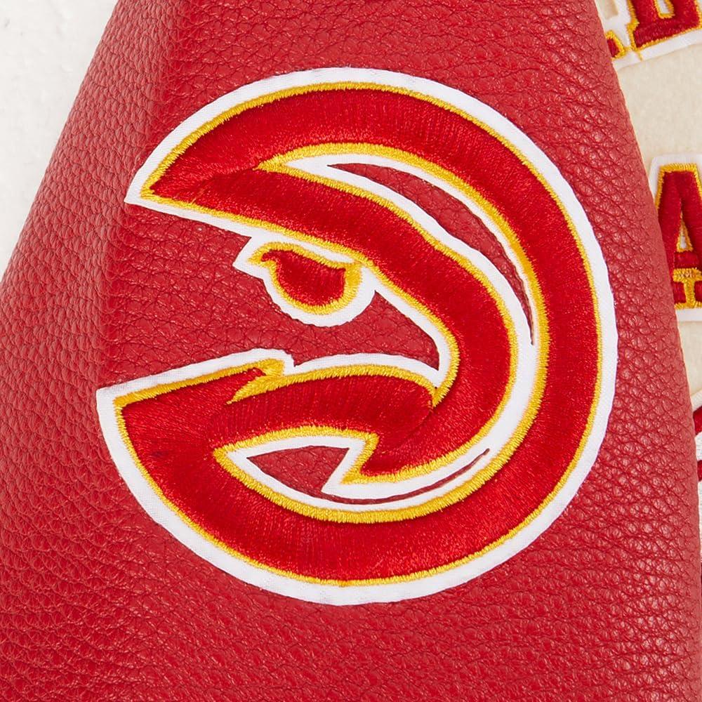 imagePro Standard Big Kids NBA Retro Classics Varsity JacketEggshell Red