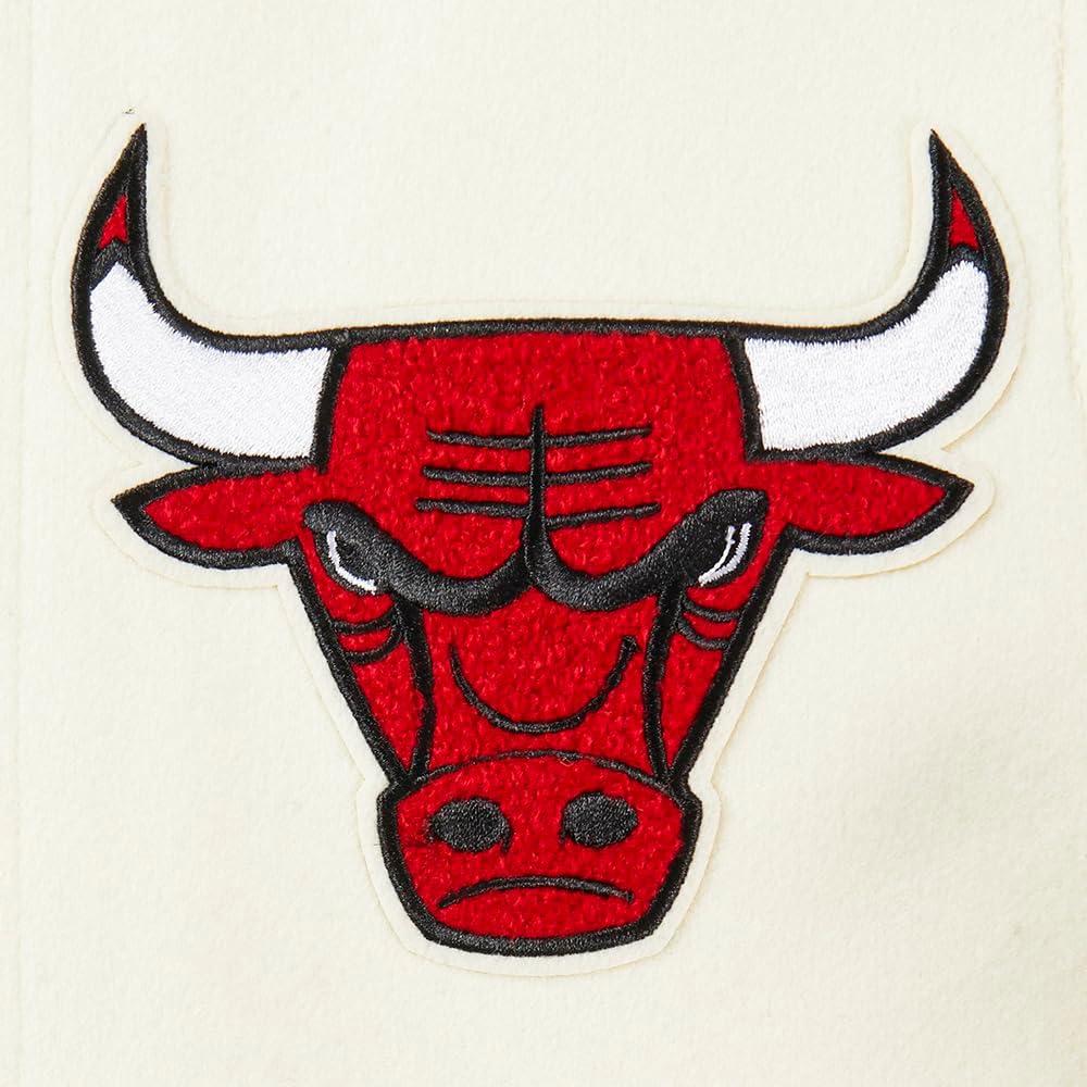 imagePro Standard Big Kids NBA Retro Classics Varsity JacketEggshell Red