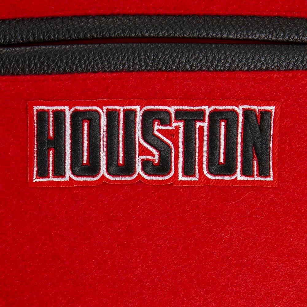 imagePro Standard Big Kids NBA Retro Classics Varsity JacketRedBlack