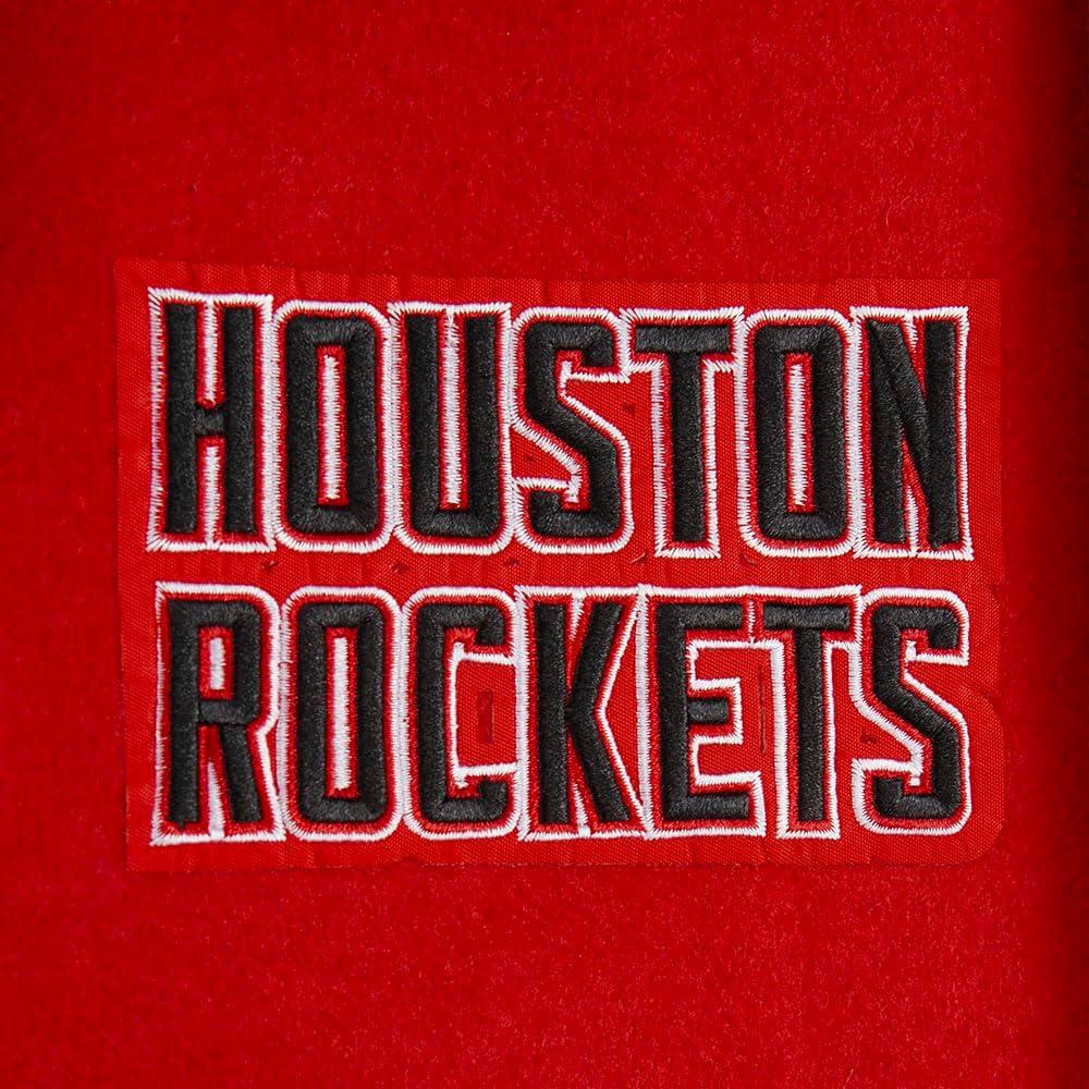 imagePro Standard Big Kids NBA Retro Classics Varsity JacketRedBlack