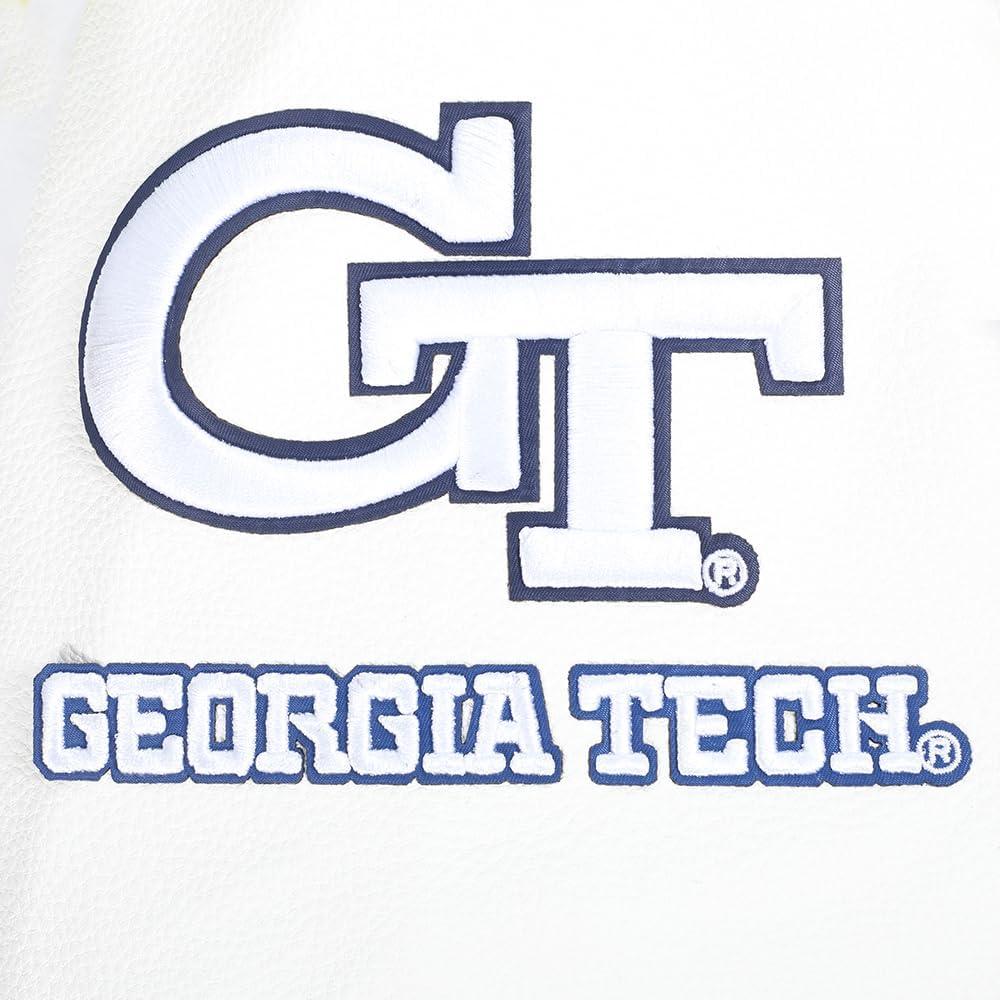 imagePro Standard Mens College Classic Chenille Varsity JacketHeather GrayWhite