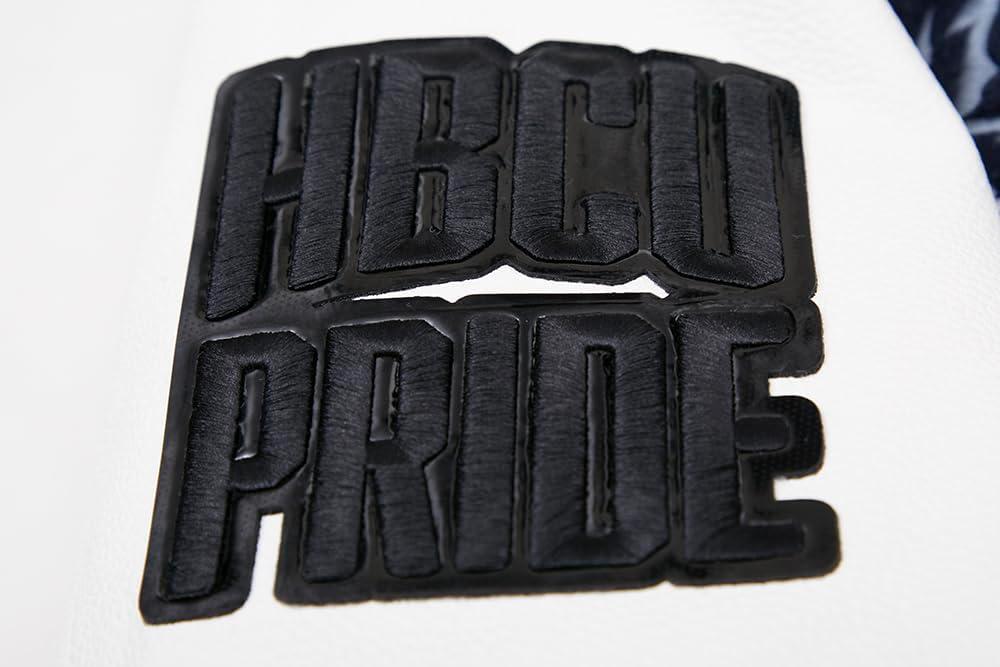 imagePro Standard Mens College Classic Chenille Varsity JacketHeather GreyWhite