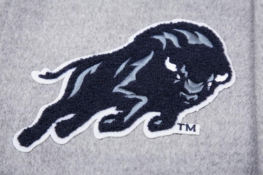 imagePro Standard Mens College Classic Chenille Varsity JacketHeather GreyWhite