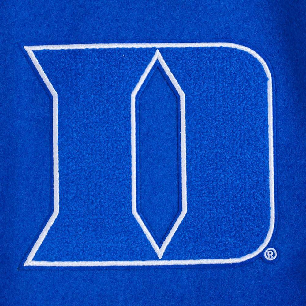 imagePro Standard Mens College Classic Chenille Varsity JacketRoyal BlueWhite