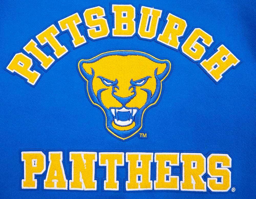 imagePro Standard Mens College Classic Chenille Varsity JacketRoyal BlueWhite