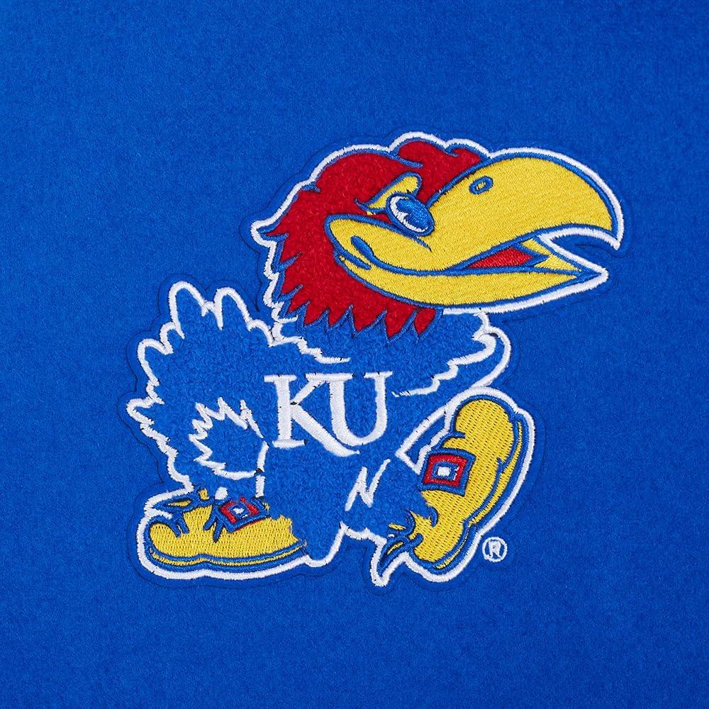 imagePro Standard Mens College Classic Chenille Varsity JacketRoyal BlueWhite