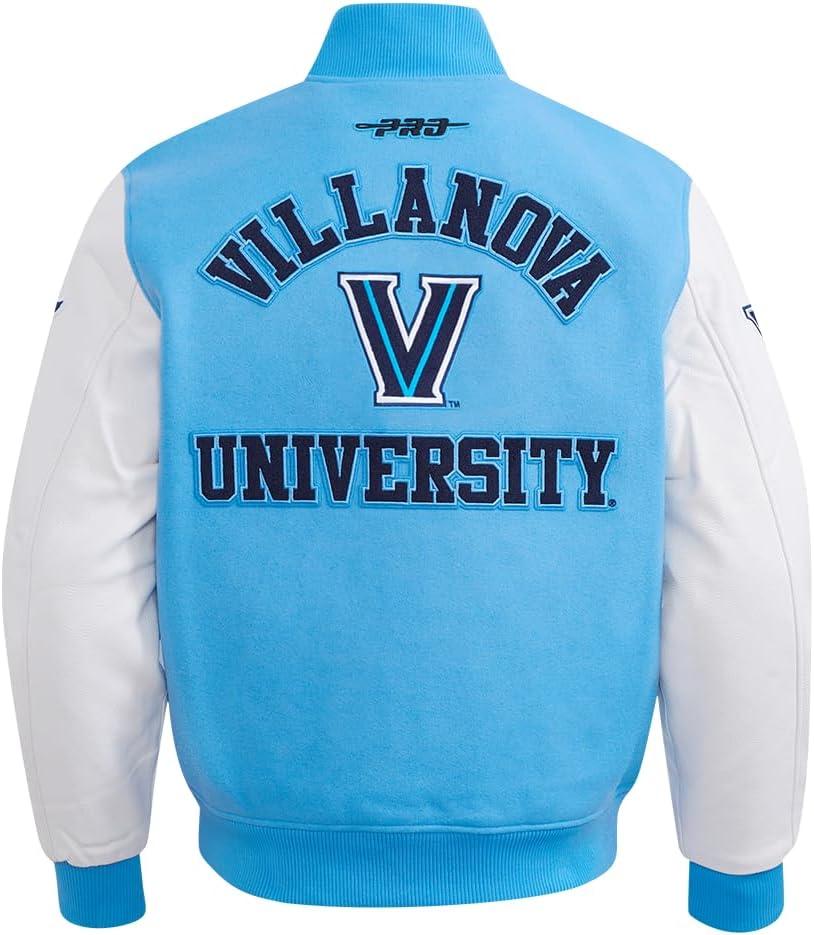 imagePro Standard Mens College Classic Chenille Varsity JacketUniversity BlueWhite