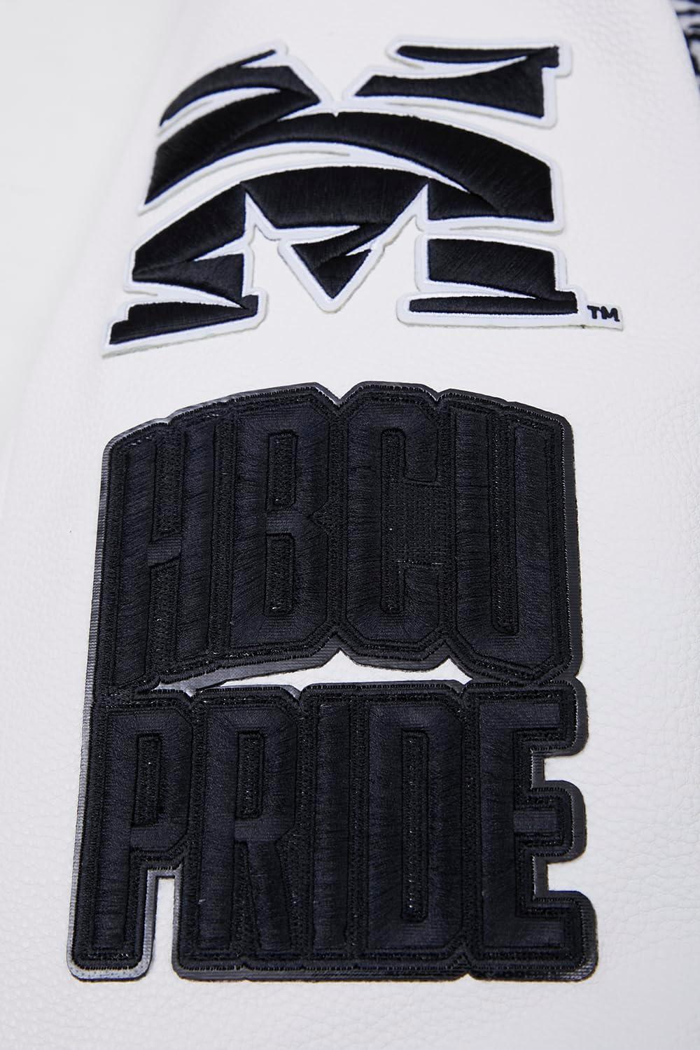 imagePro Standard Mens College Classic Chenille Varsity JacketWineWhite