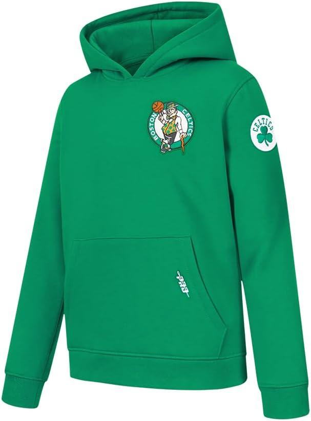 imagePro Standard NBA boys Big Boys Nba Classic Chenille Fleece Pull Over HoodieKelly Green