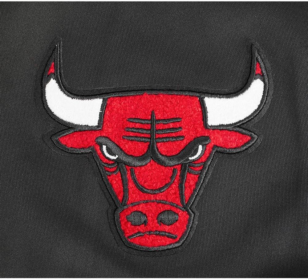 imagePro Standard NBA boys Big Boys Nba Classic Chenille Tricot Track JacketBlackRed