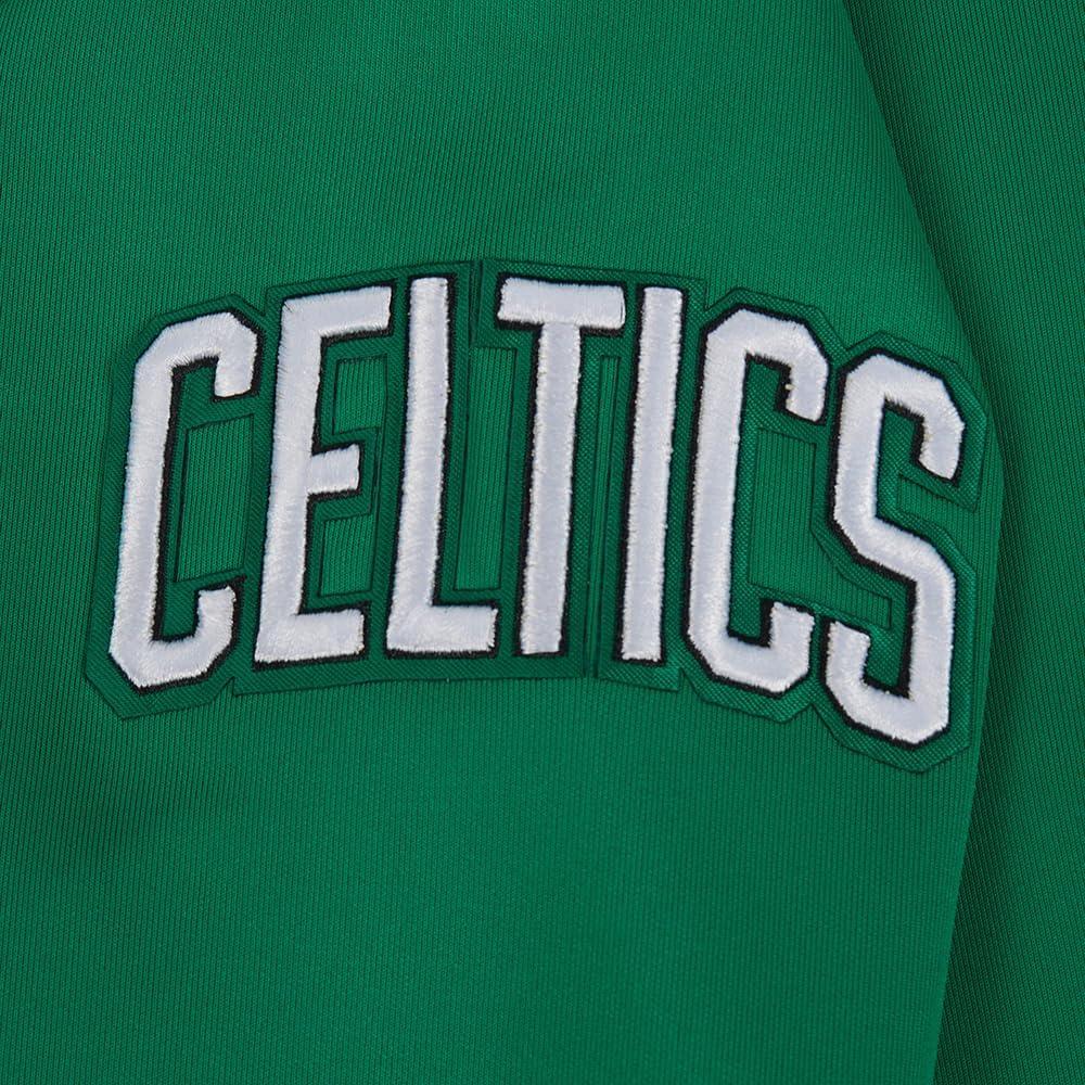 imagePro Standard NBA boys Big Boys Nba Classic Chenille Tricot Track JacketKelly Green