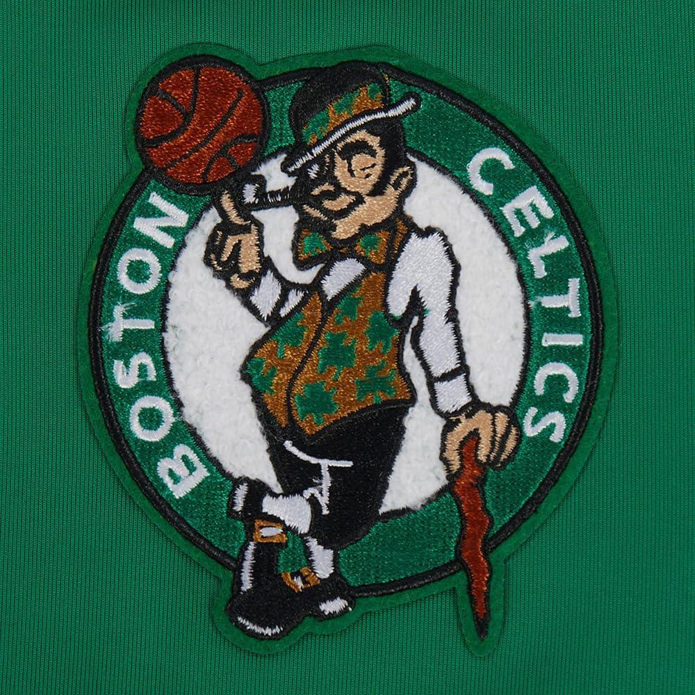 imagePro Standard NBA boys Big Boys Nba Classic Chenille Tricot Track JacketKelly Green