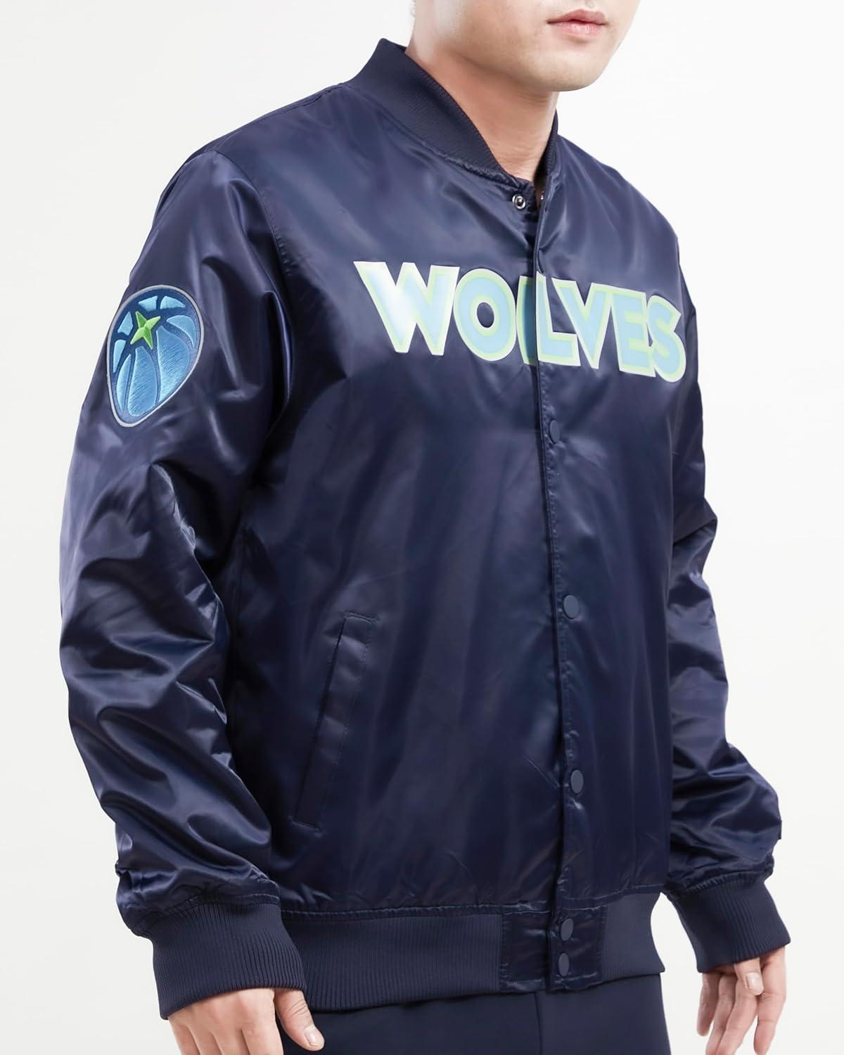 imagePro Standard NBA mens Mens Nba Classic Satin JacketMidnight Navy