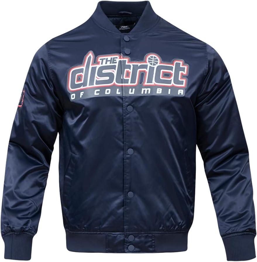 imagePro Standard NBA mens Mens Nba Classic Satin JacketMidnight Navy