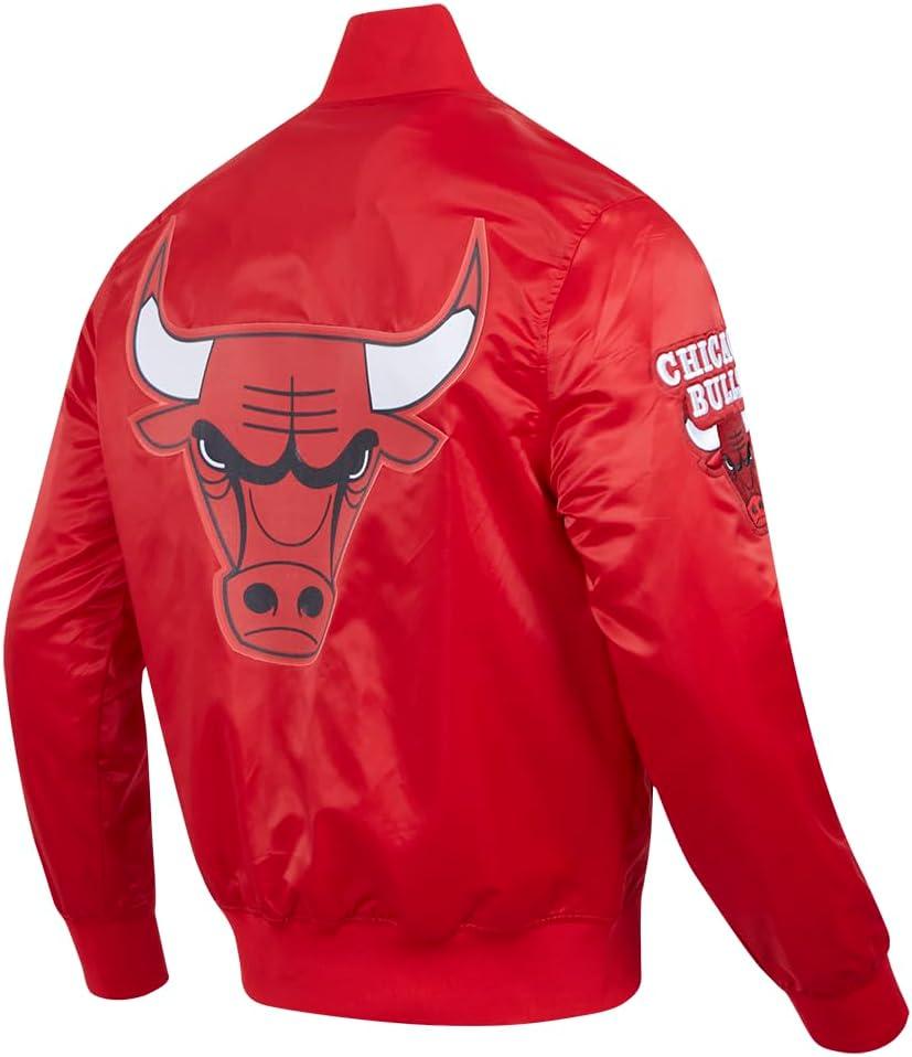 imagePro Standard NBA mens Mens Nba Classic Satin JacketRed