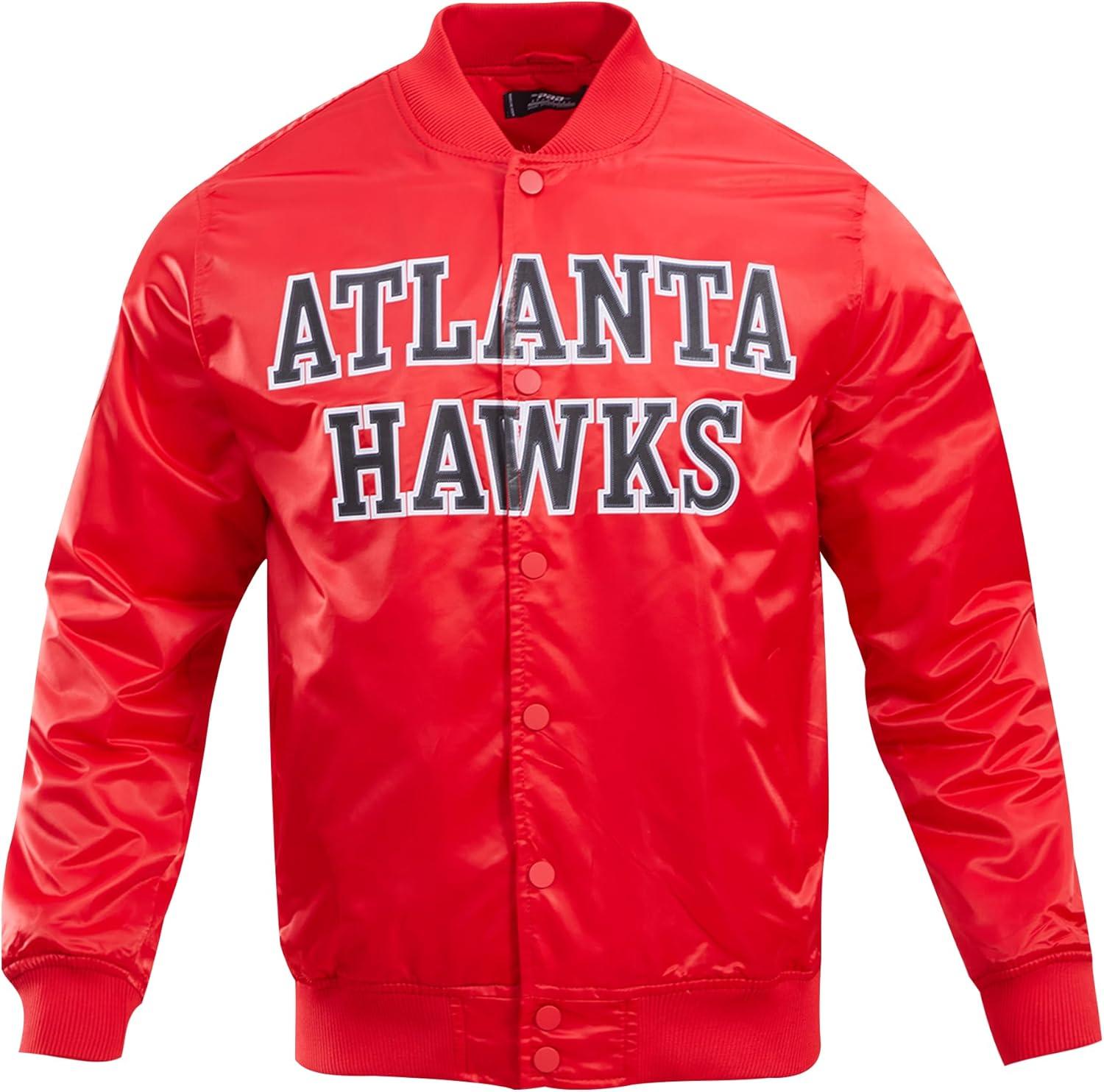 imagePro Standard NBA mens Mens Nba Classic Satin JacketRed