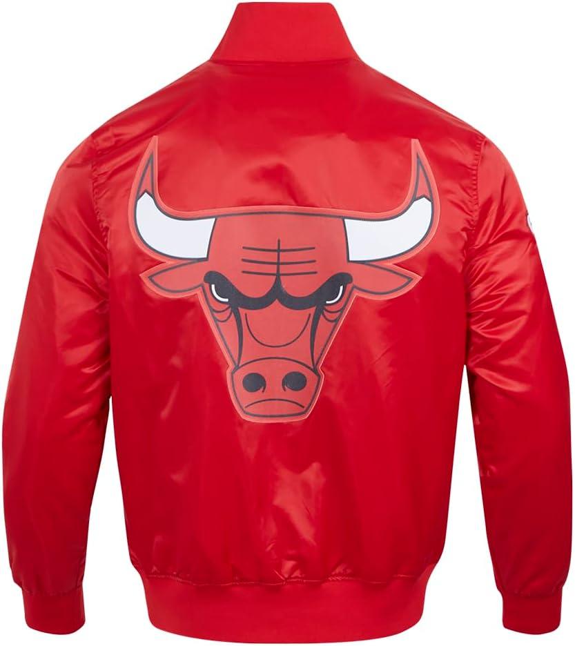imagePro Standard NBA mens Mens Nba Classic Satin JacketRed