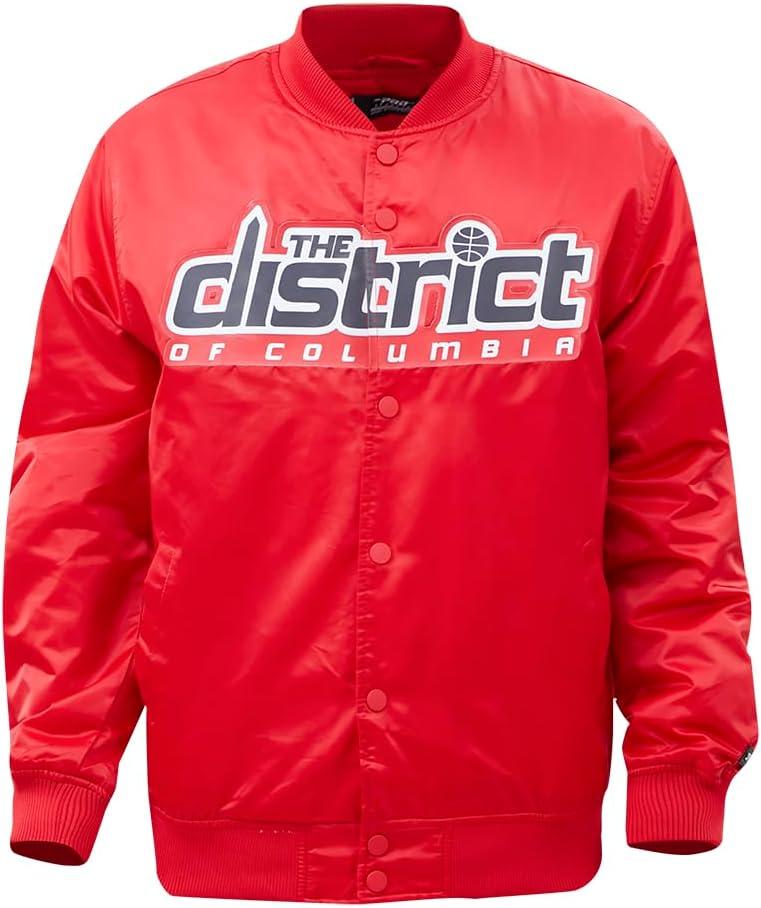 imagePro Standard NBA mens Mens Nba Classic Satin JacketRed