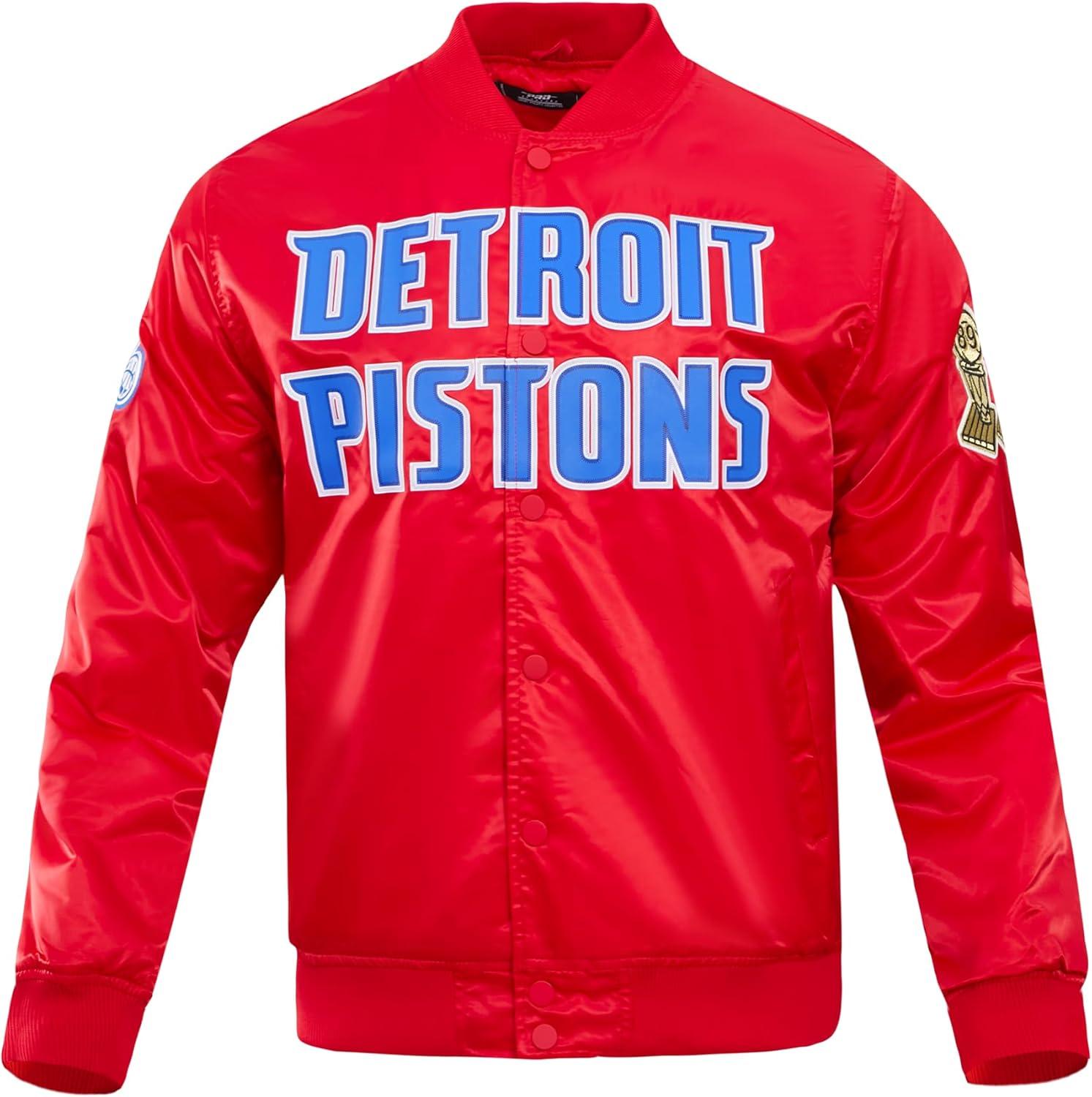 imagePro Standard NBA mens Mens Nba Classic Satin JacketRed
