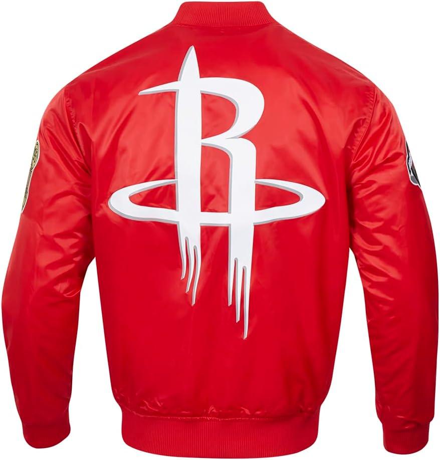 imagePro Standard NBA mens Mens Nba Classic Satin JacketRed