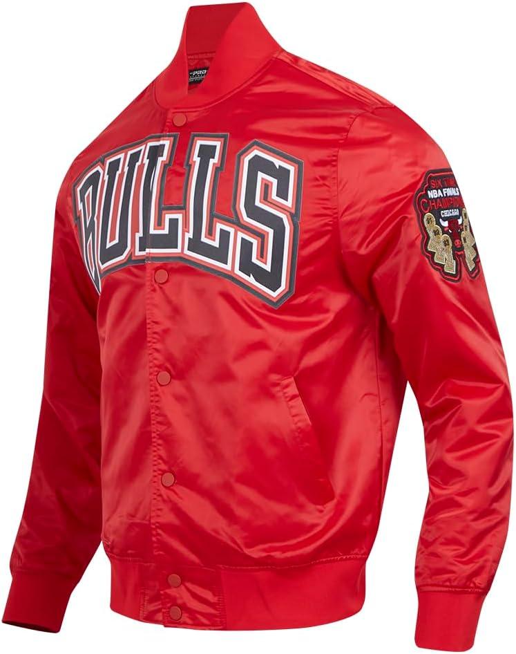 imagePro Standard NBA mens Mens Nba Classic Satin JacketRed