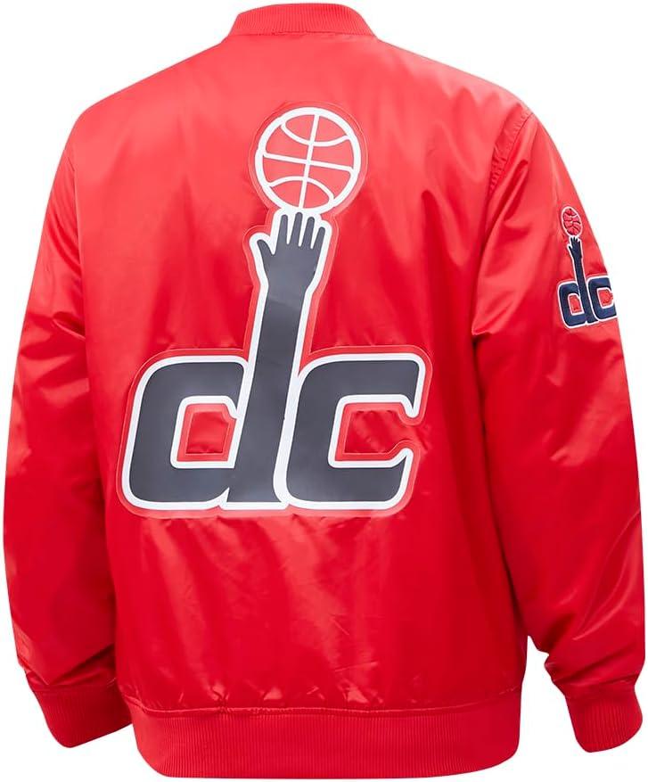 imagePro Standard NBA mens Mens Nba Classic Satin JacketRed