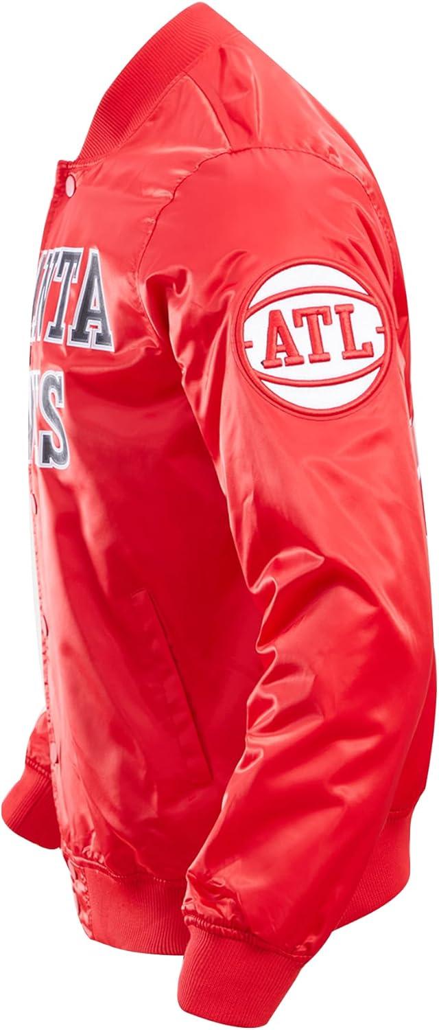 imagePro Standard NBA mens Mens Nba Classic Satin JacketRed