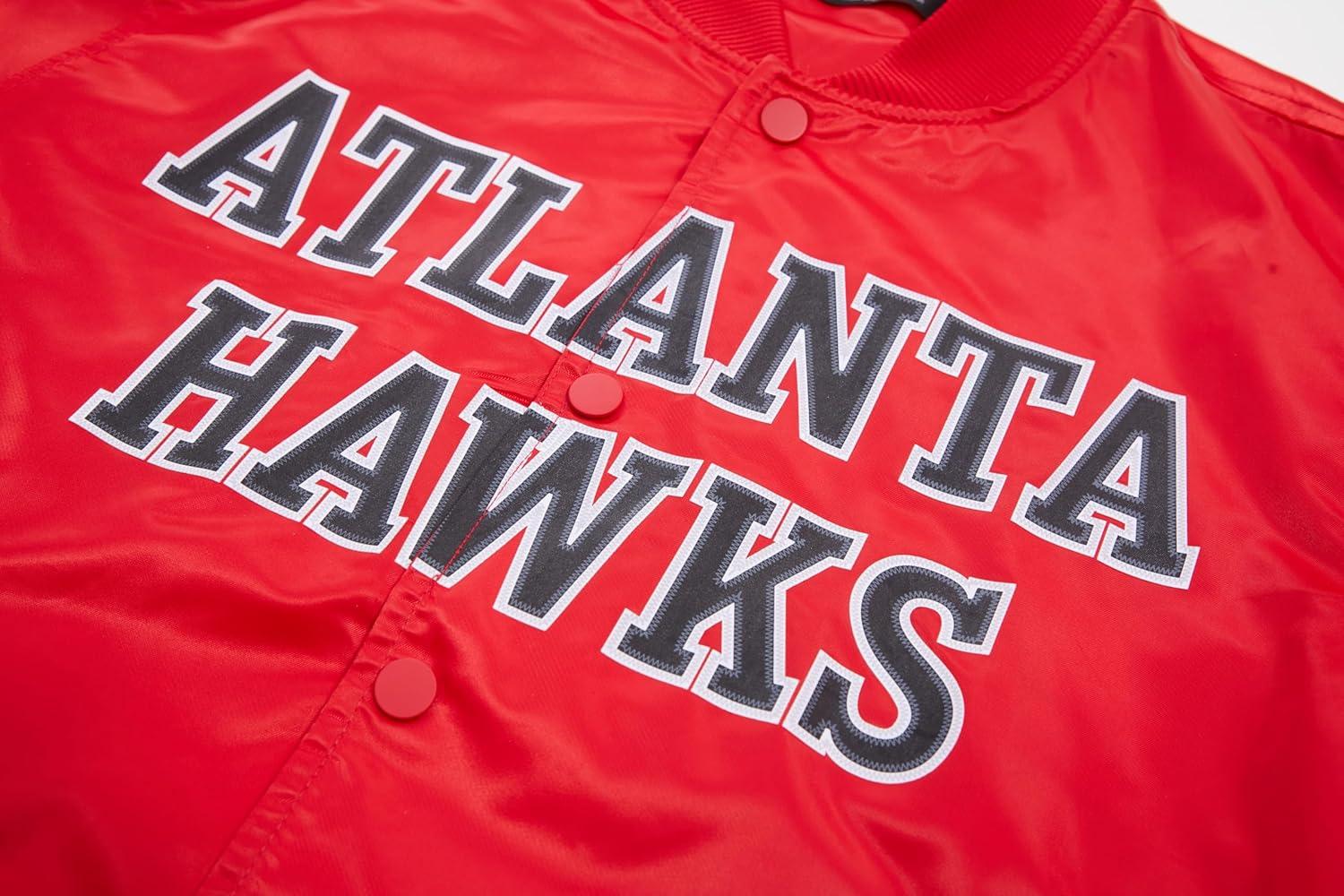 imagePro Standard NBA mens Mens Nba Classic Satin JacketRed