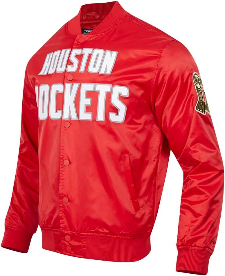 imagePro Standard NBA mens Mens Nba Classic Satin JacketRed