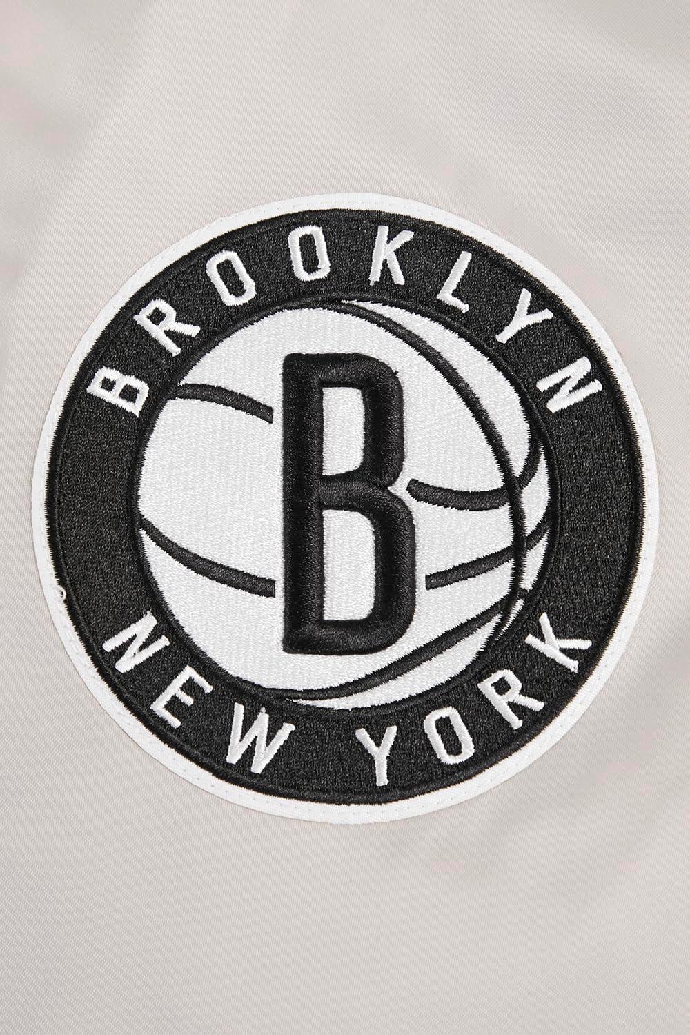 imagePro Standard NBA mens Mens Nba Classic Satin JacketSilver