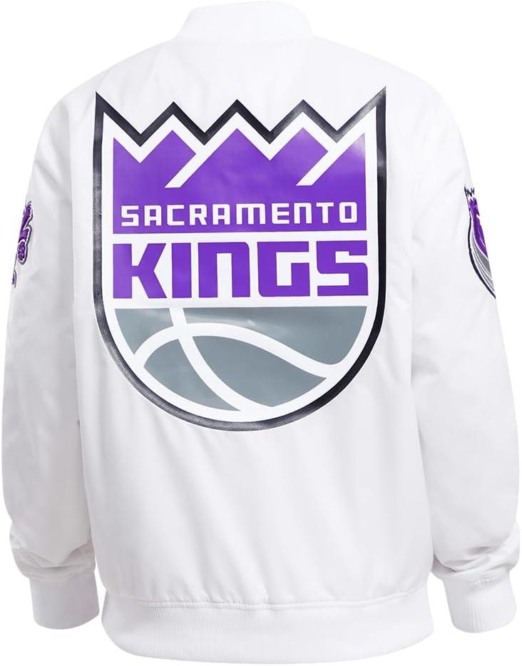 imagePro Standard NBA mens Mens Nba Classic Satin JacketWhite