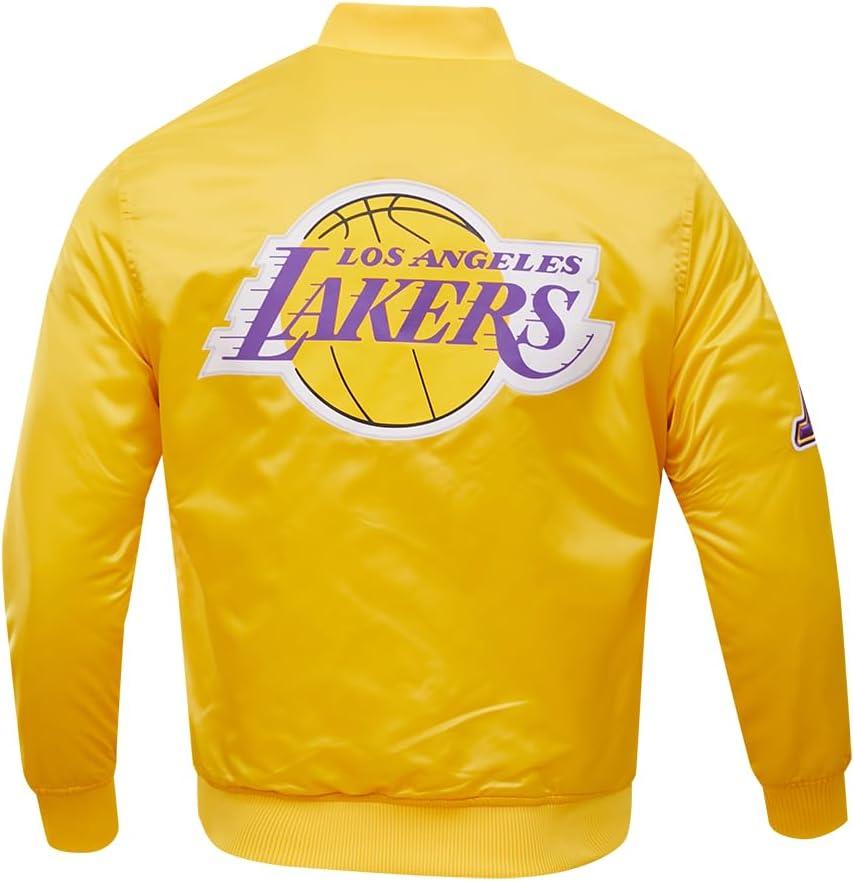 imagePro Standard NBA mens Mens Nba Classic Satin JacketYellow