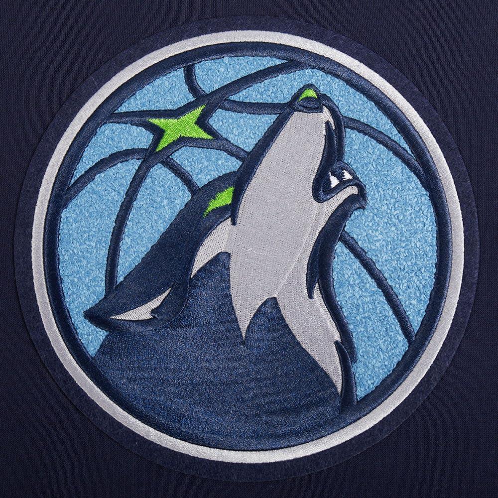 imagePro Standard NBA womens Womens Nba Retro Classics Brushed Back French Terry Cropped Pullover HoodieMidnight Navy