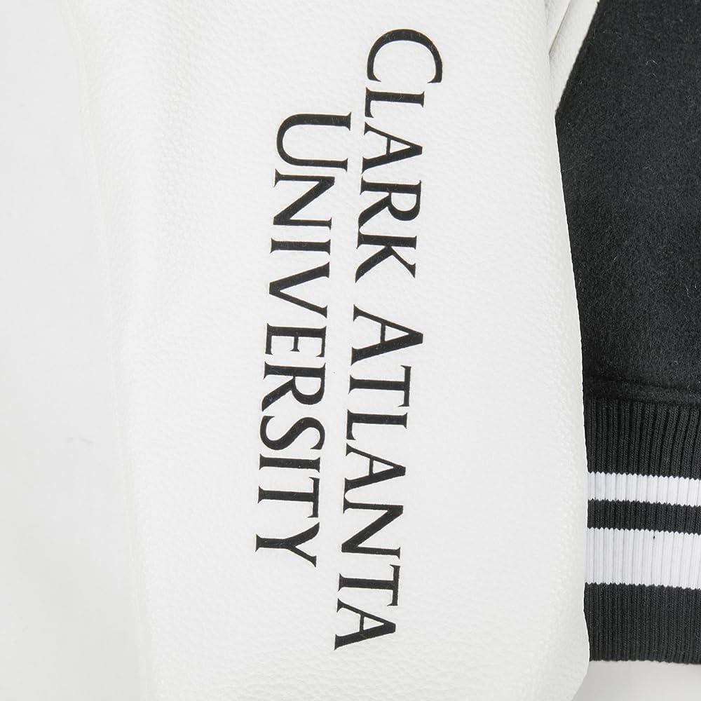 imagePro Standard NCAA womens Womens College Classic Essentials Wool Varsity JacketBlackWhite