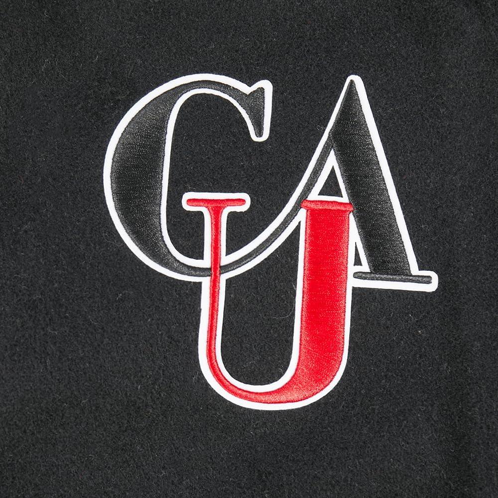 imagePro Standard NCAA womens Womens College Classic Essentials Wool Varsity JacketBlackWhite