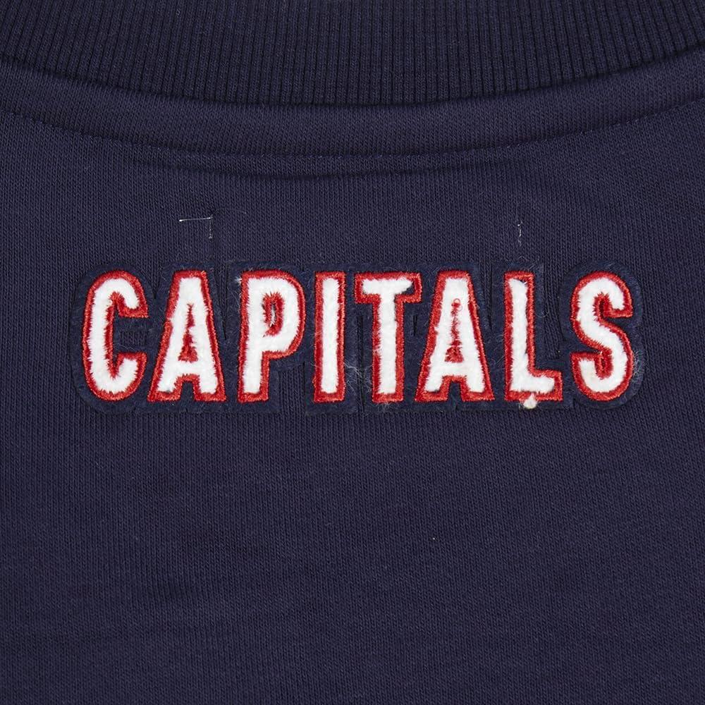 imagePro Standard NHL womens Womens Nhl Classic Chenille Brushed Back French Terry Crewneck SweatshirtMidnight Navy